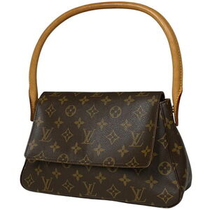 Louis Vuitton Looping Shoulder Bag Monogram Brown
